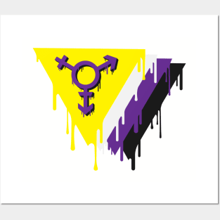 Nonbinary Pride Posters and Art